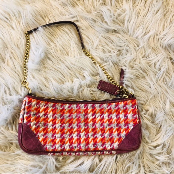Coach Handbags - 🔥SALE🔥Small Coach Purse (wool blend) 2005